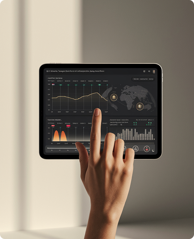 Trust building features including progress tracking and engagement planning
