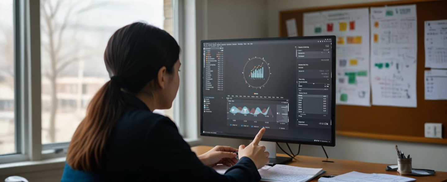 Class time tracking interface showing automated time management and progress monitoring