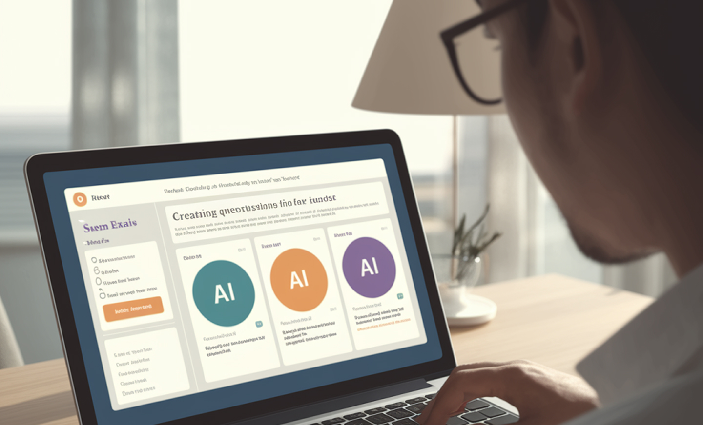 Digital library interface showcasing educational resources