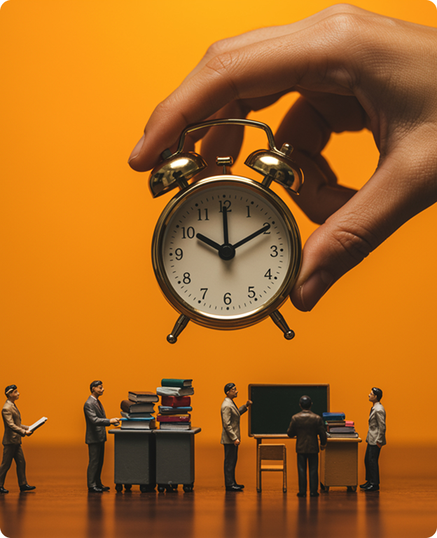 Tutoring time estimation tool calculating required teaching hours for complex topics